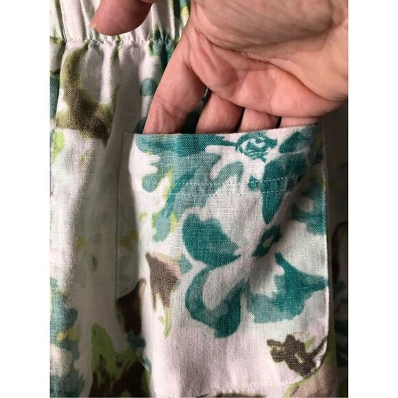 Chico’s Linen Tropical Slacks L - Picture 4 of 12